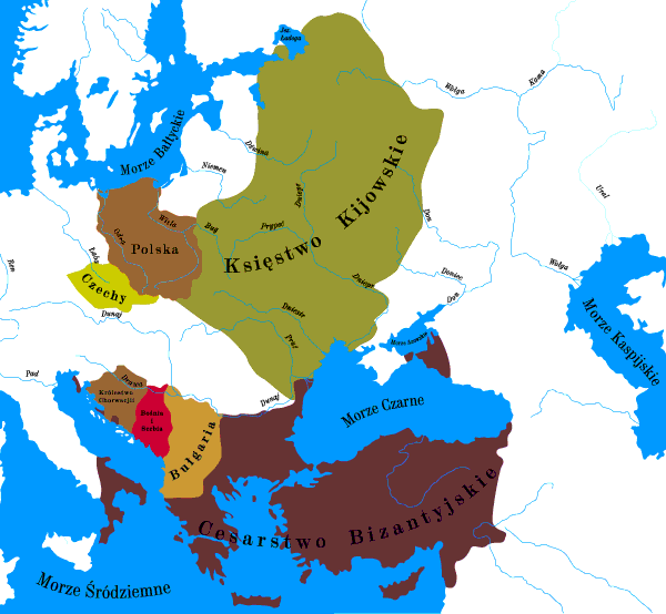 Mapa - Gwne pastwa sowiaskie